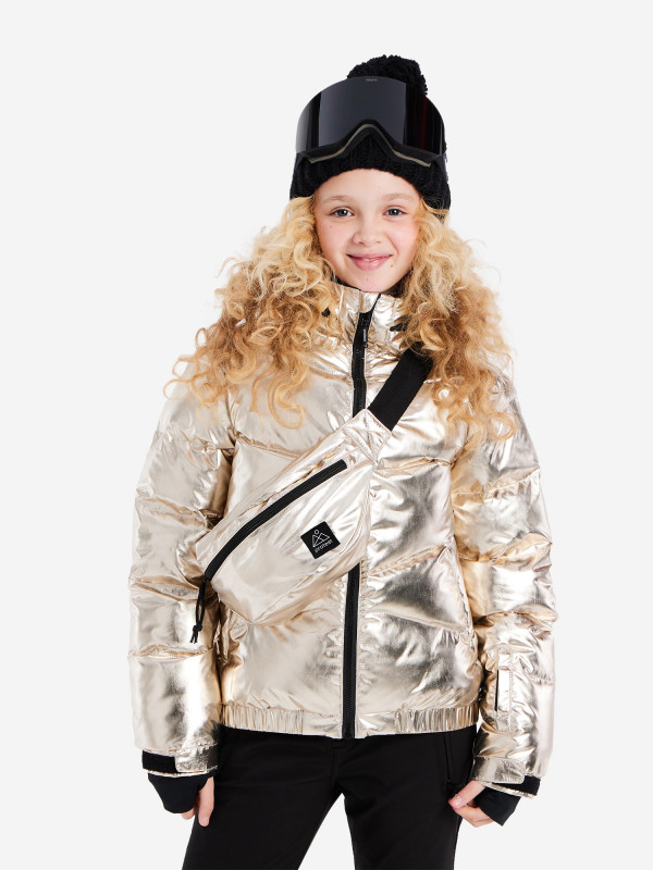 Куртка утепленная для девочек Protest металлик цвет — купить за 9999 руб., отзывы в интернет-магазине Спортмастер