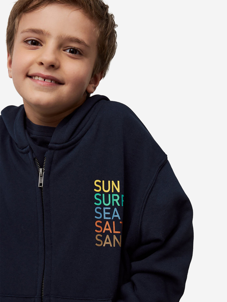 Толстовка на молнии с принтом для мальчиков TOTTI KIDS
