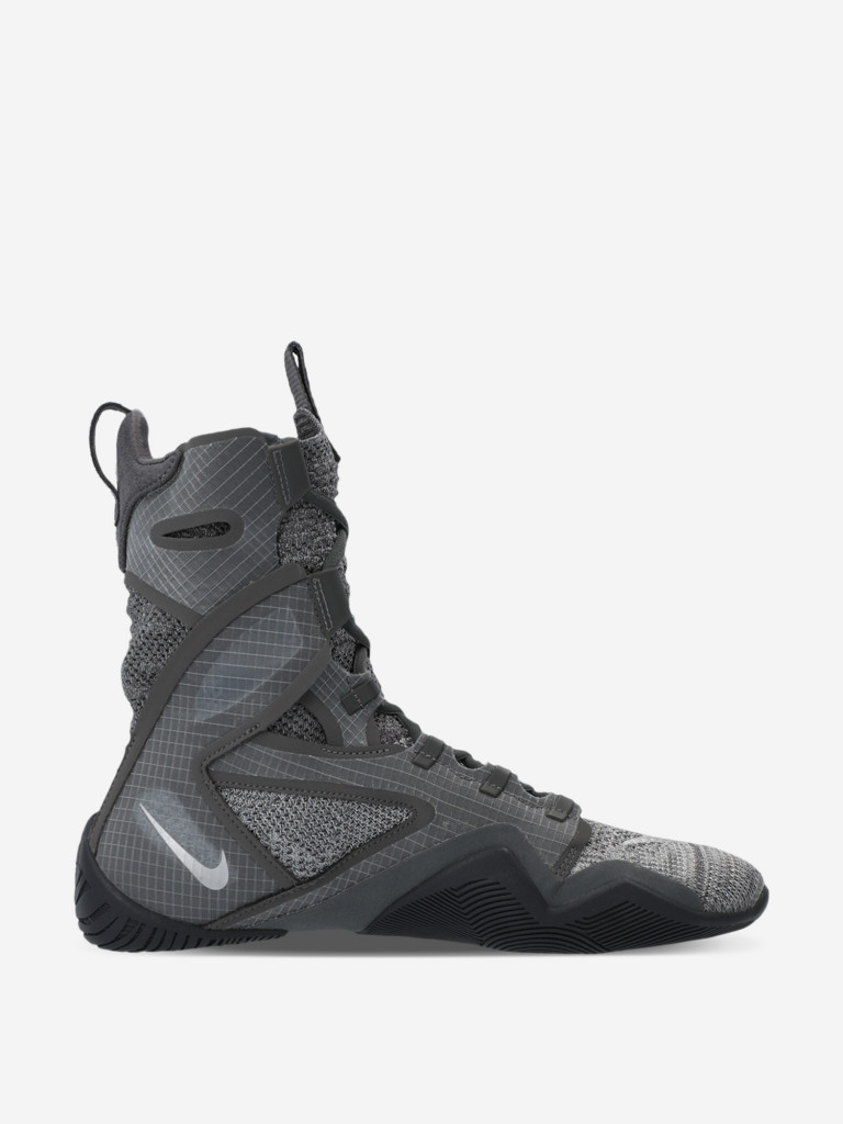 Nike hyperko boxing boots black and silver online