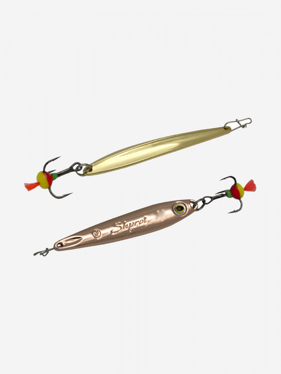 Блесна для рыбалки ECOPRO Shprot -S, 40мм, 2,5г, G/C, вертикальная