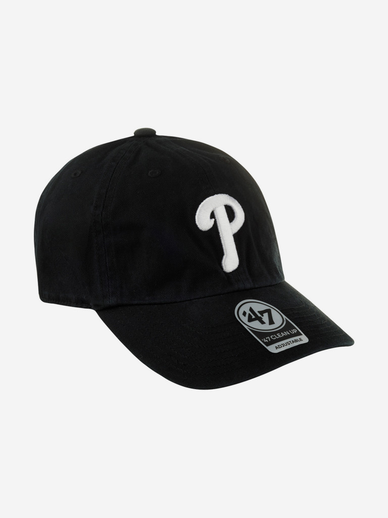 Бейсболка 47 BRAND B-RGW19GWS-BKW Philadelphia Phillies MLB (черный)
