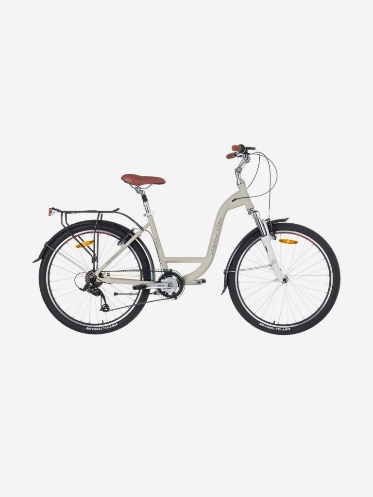 Велосипед Alpinebike Costa, М, 26", городской, 7 скоростей, белый