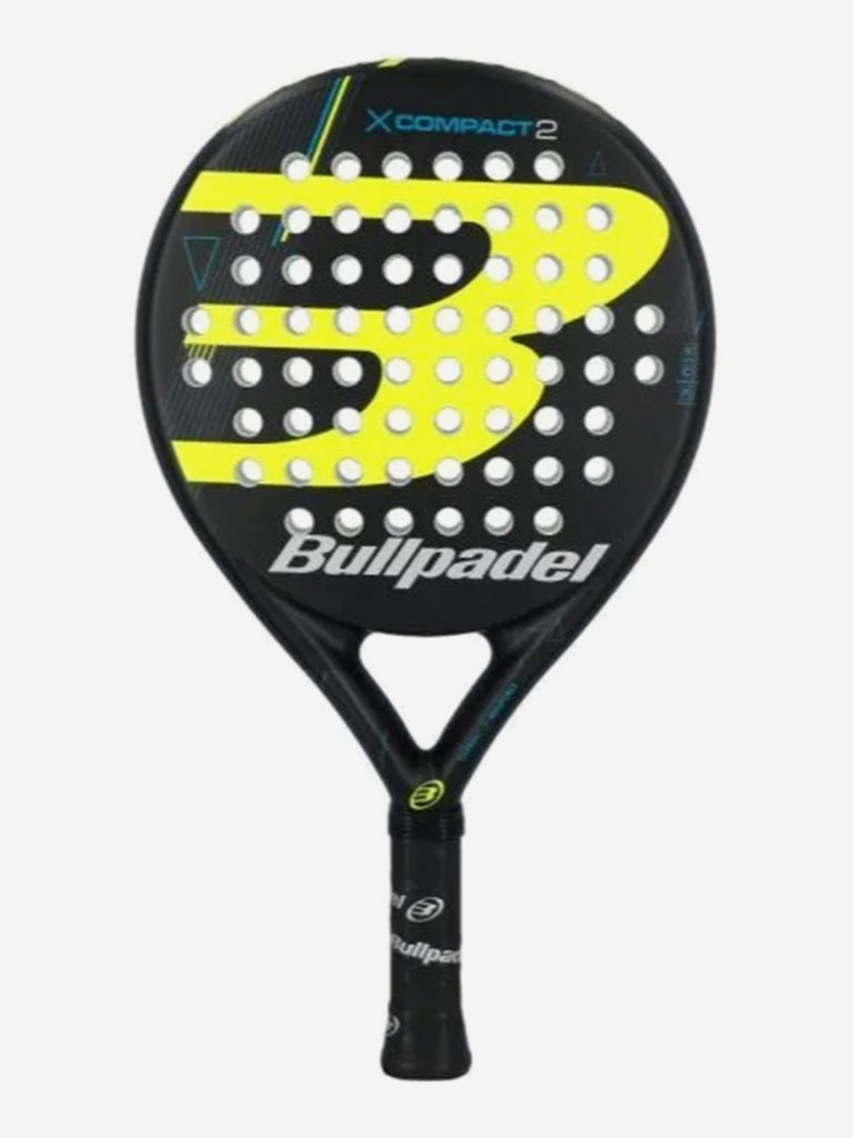 Ракетка для падел тенниса Bullpadel X-Compact 2 Yellow форма: круглая, сердцевина: EVA Soft