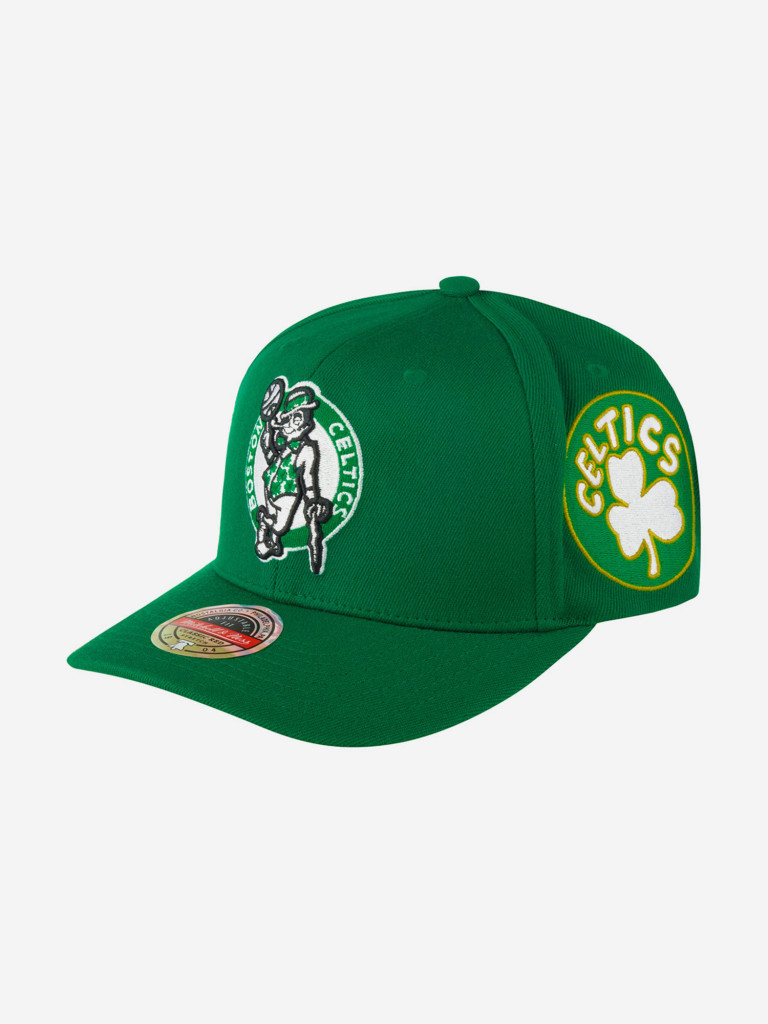 Бейсболка MITCHELL NESS HHSSINTL1266-BCEGREN Boston Celtics NBA (зеленый)