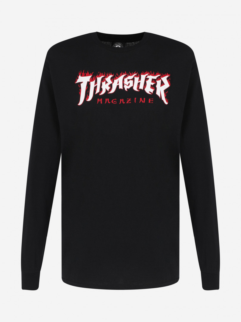 фото Лонгслив мужской thrasher possessed logo, черный