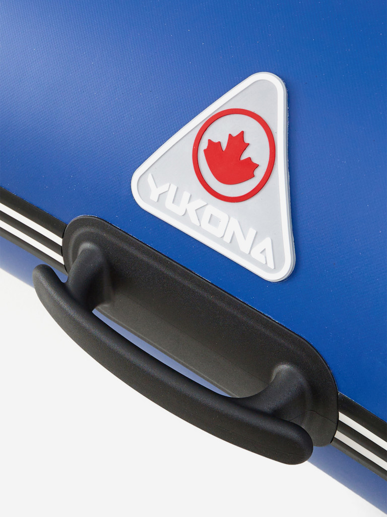 Лодка ПВХ надувная под мотор Yukona 280 TLЛЮКС двухместная для рыбалки с жестким дном. сине-серый