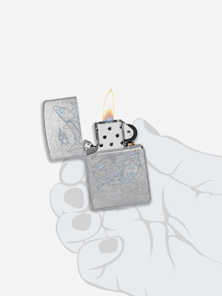 Зажигалка Zippo Guy Harvey Street Chrome