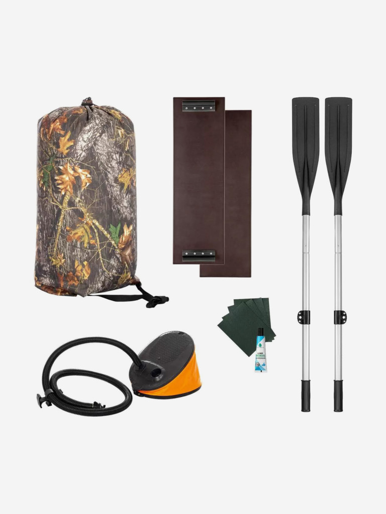 Лодка надувная для рыбалки Тонар Шкипер 280 зеленый