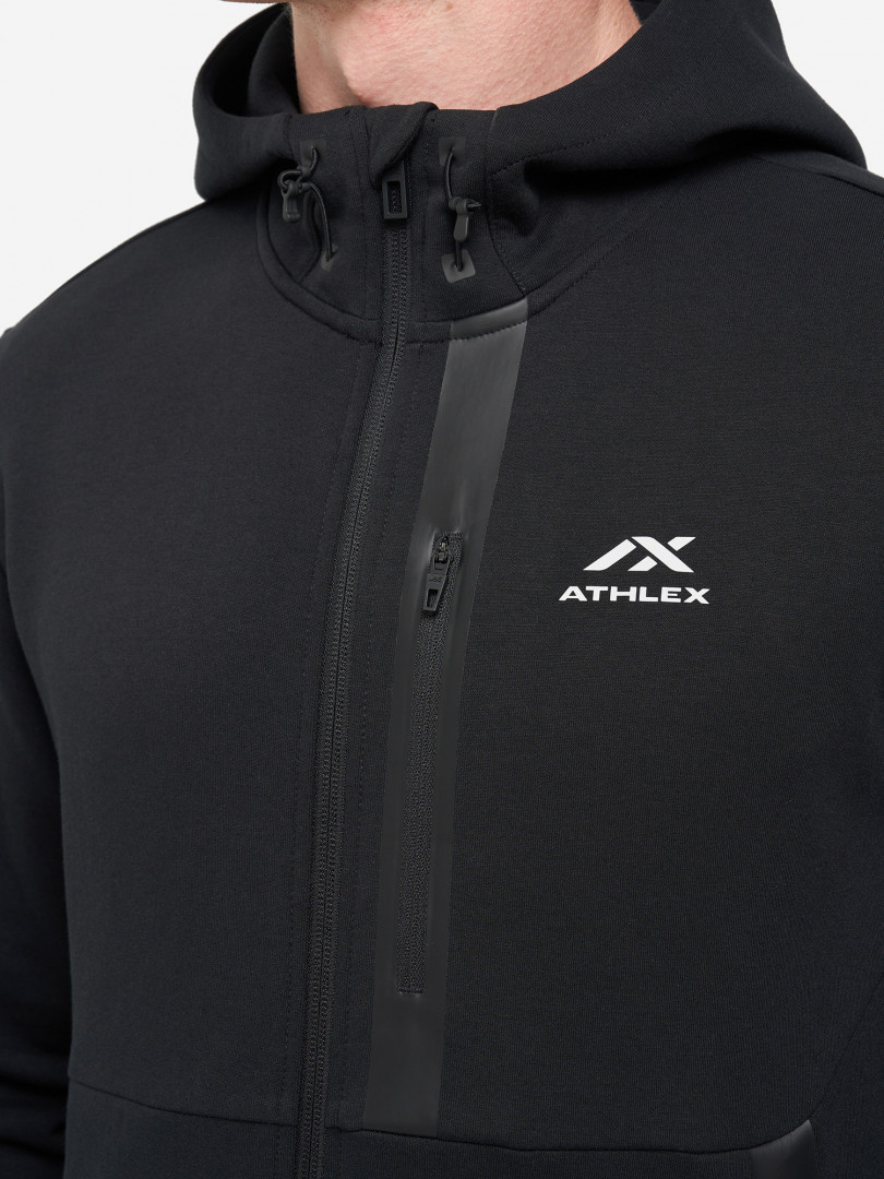 фото Толстовка мужская athlex top fleece, черный