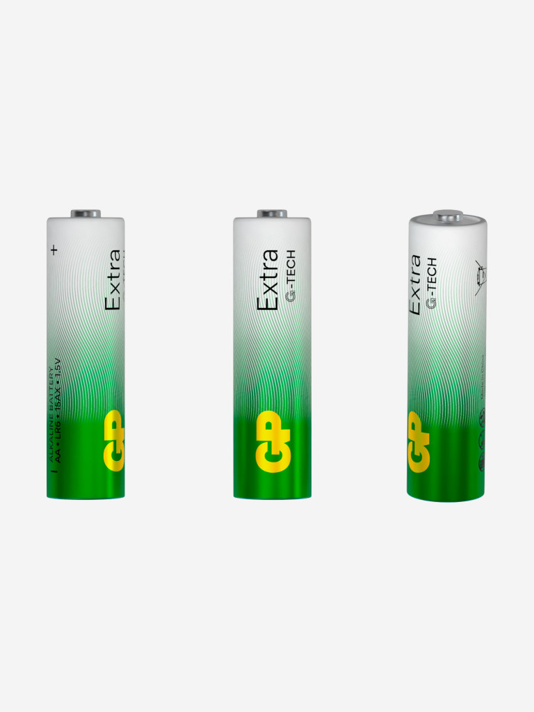 Батарейки щелочные пальчиковые GP AA G-tech, 4 шт