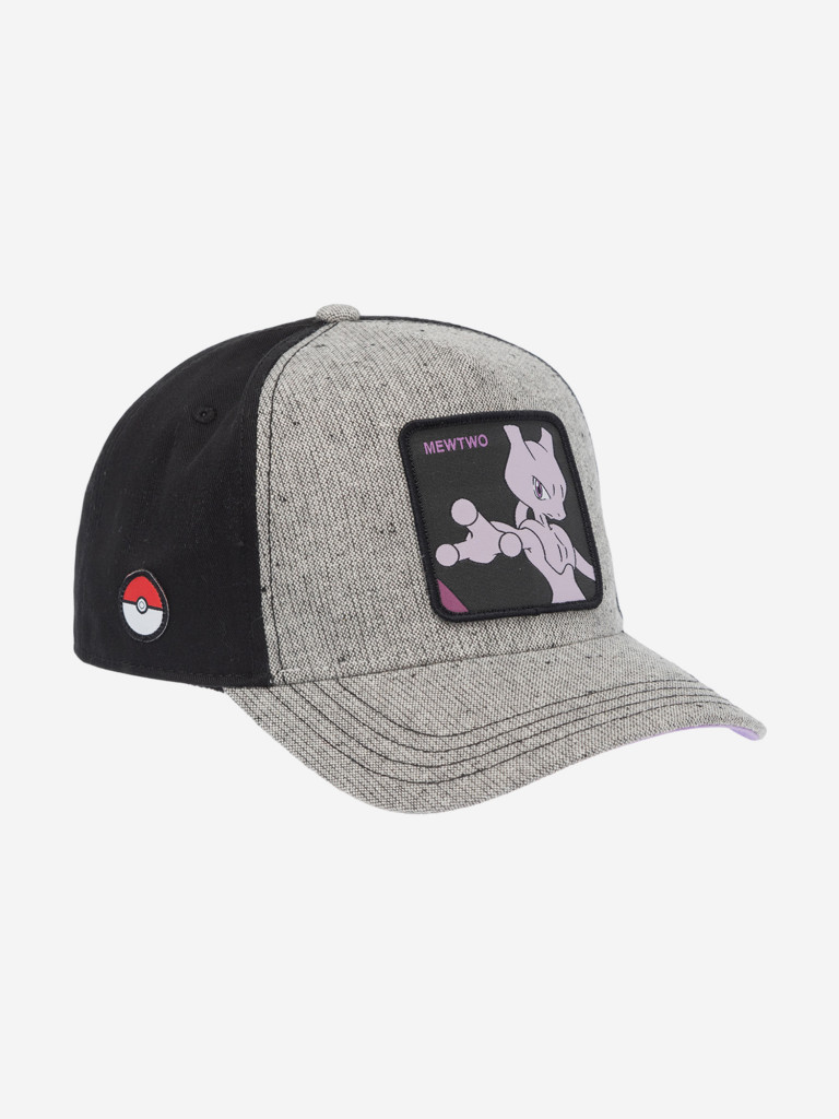 Бейсболка CAPSLAB CL/PKM6/1/PCT/MEW Pokemon Mewtwo (серый)