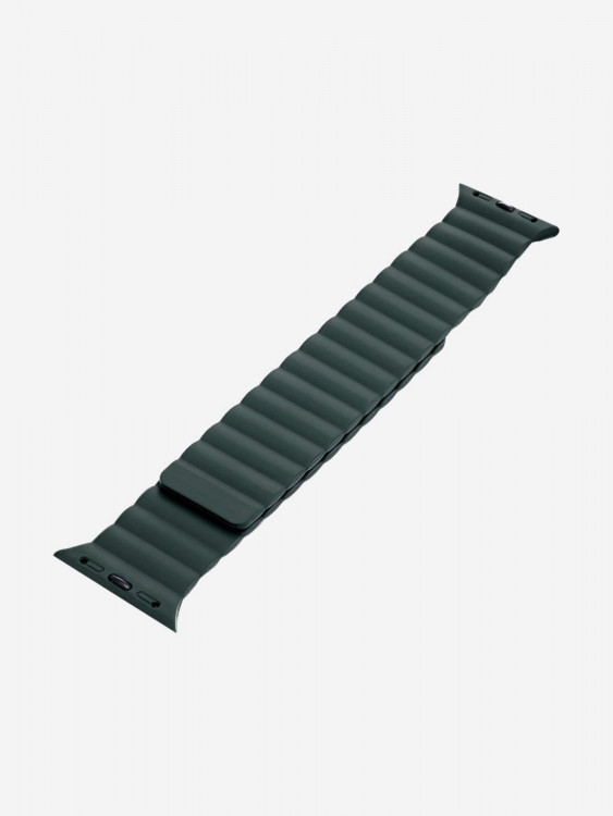 Ремешок для часов Apple Watch 41/40/38 mm Mutural Оригинал, ультралегкий силиконовый на магните — зеленый