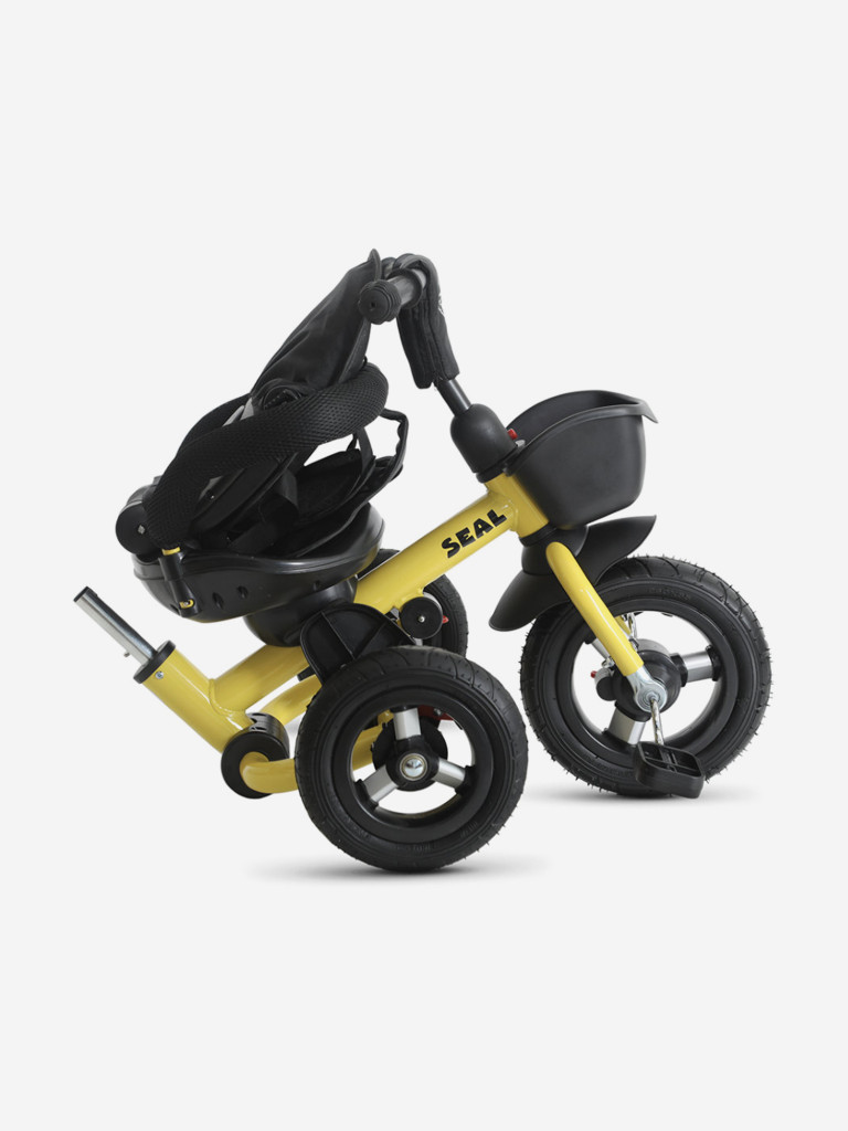 Велосипед детский трехколесный складной Maxiscoo Seal желтый, 2026