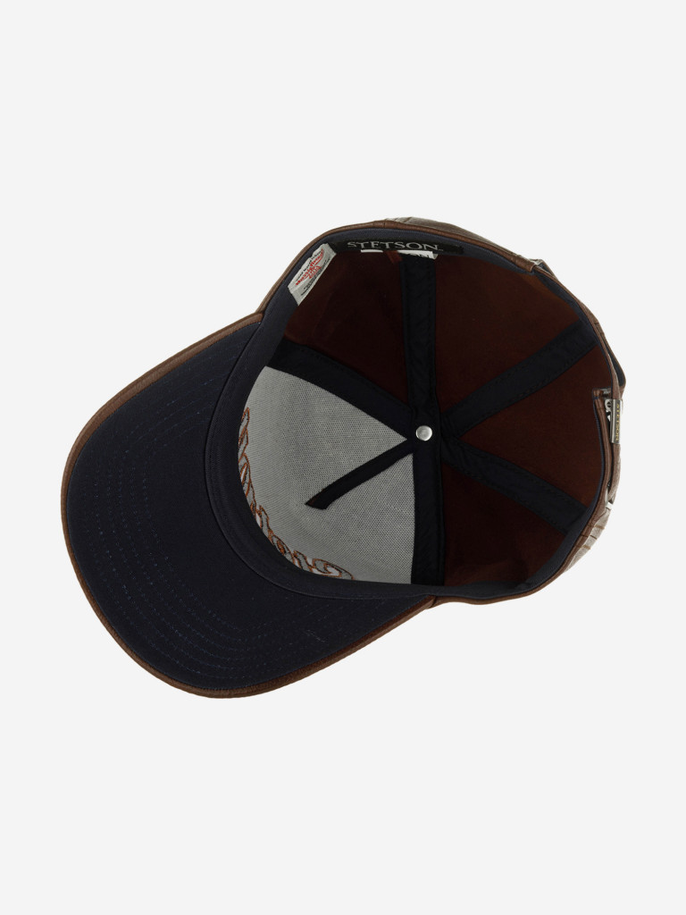 Бейсболка STETSON 7767501 TRUCKER CAP LAMB NAPPA HARRIS TWEED (коричневый)