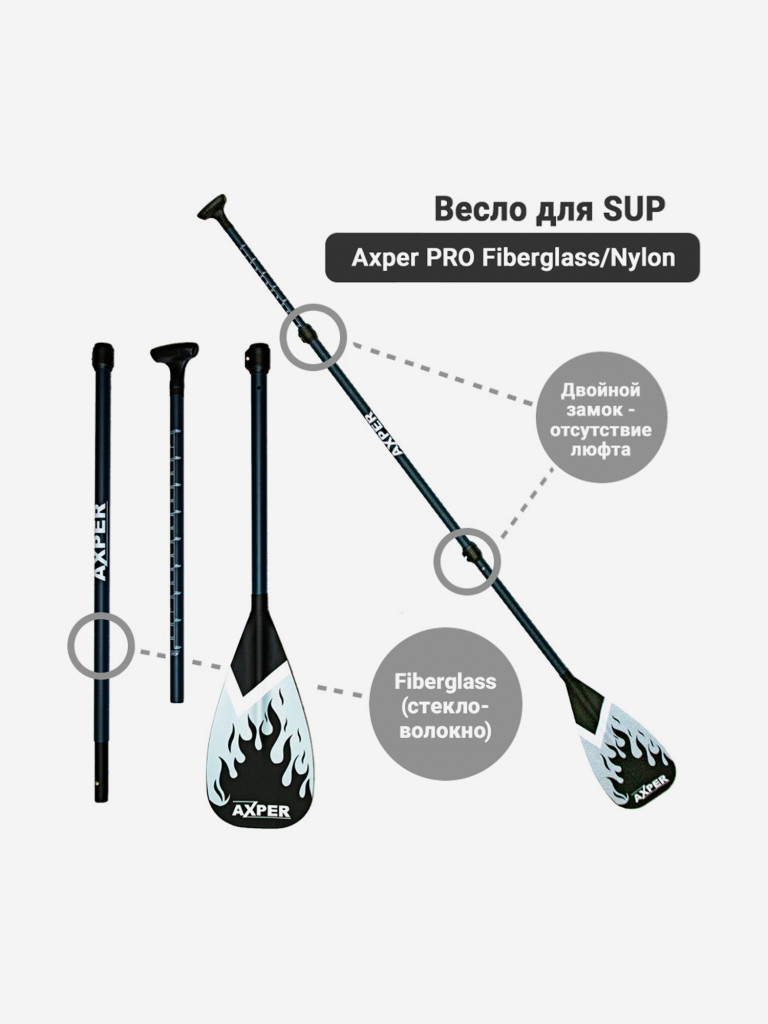 Надувная двухслойная SUP доска AXPER WindSup Space 10'7" (под парус)