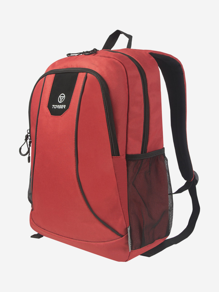 Рюкзак TORBER ROCKIT с отделением для ноутбука 15,6", красный, полиэстер 600D, 46 х 30 x 13 см