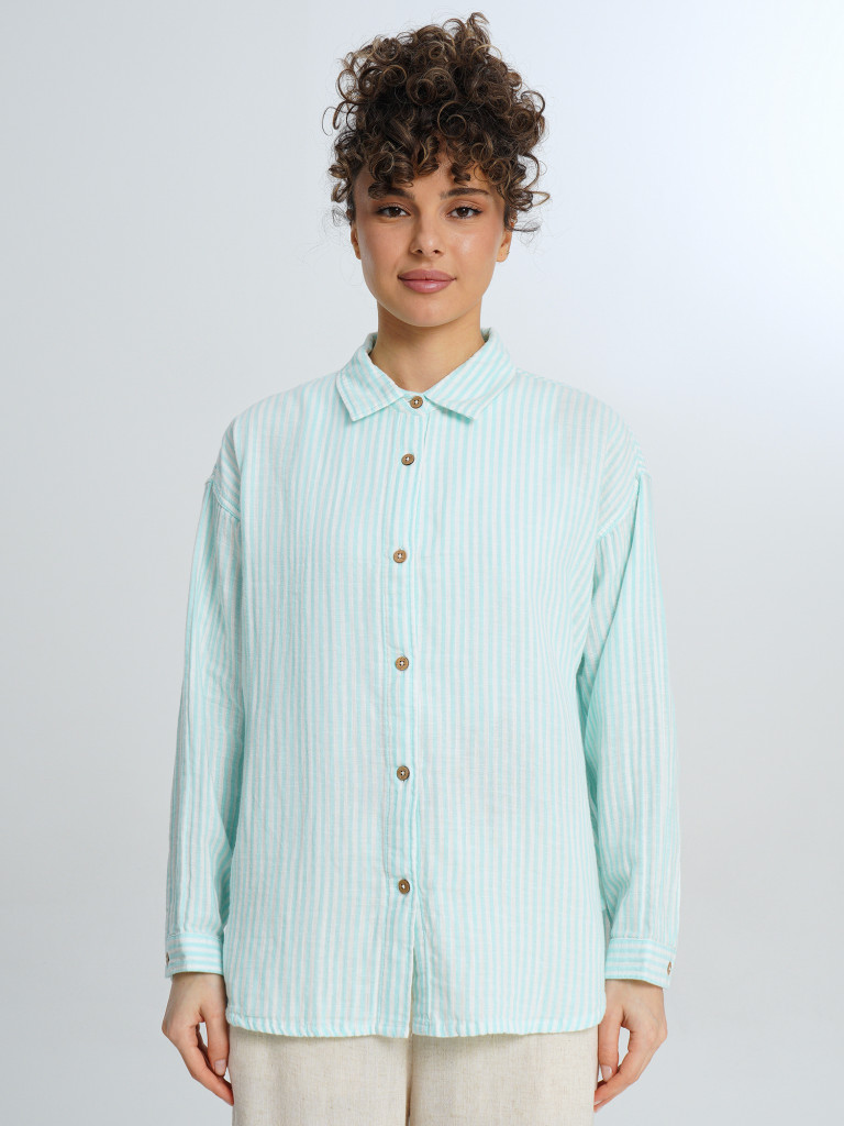 Рубашка женская Roxy Morning Shine Stripe