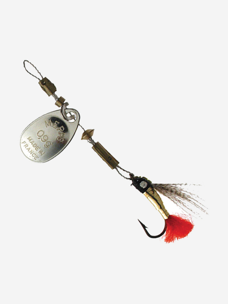 Блесна для рыбалки вертушка Mepps STREAMEPPS, 00, SILVER, 1 штука