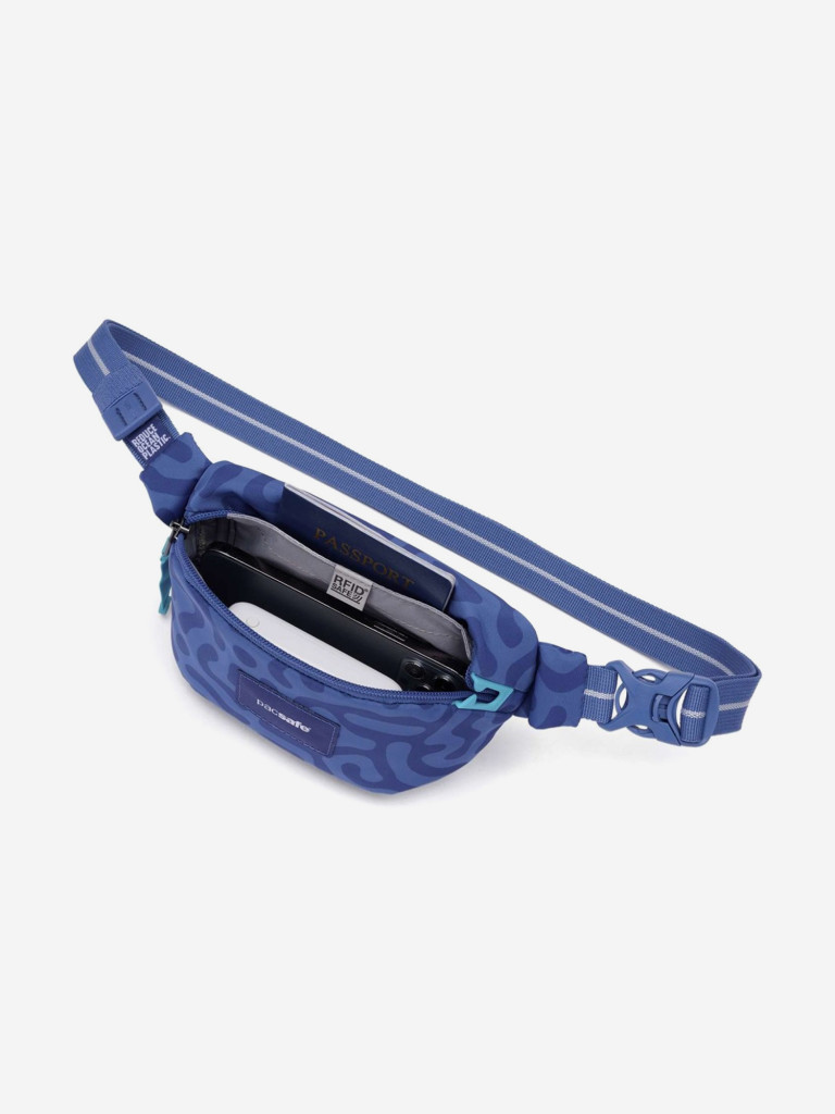 Сумка слинг антивор Pacsafe GO Micro Sling, Cerulean Blue, 1 л.