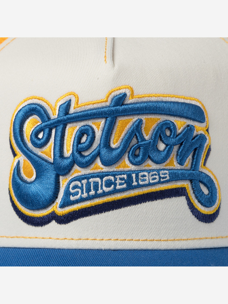 Бейсболка с сеточкой STETSON 7761162 TRUCKER CAP LETTERING (синий)