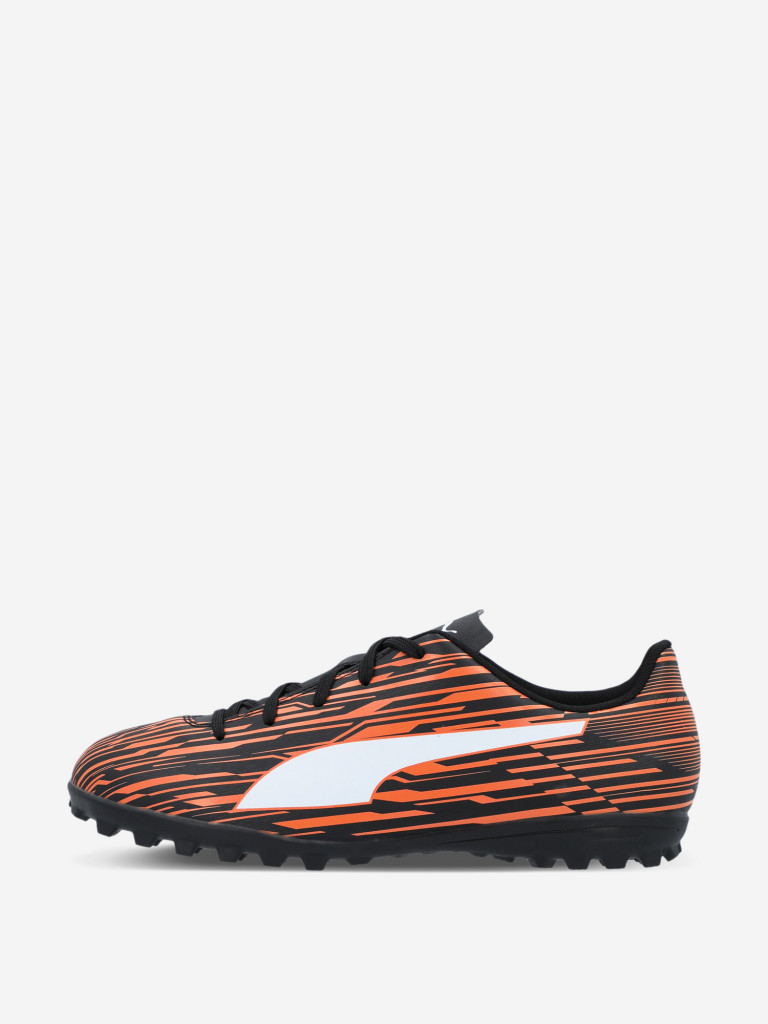 Бутсы для мальчиков PUMA Rapido III TT Jr арт. 106579 черный/белый/алый  цвет — купить за 1899 руб. со скидкой 50 %, отзывы в интернет-магазине  Спортмастер (Нет в наличии)