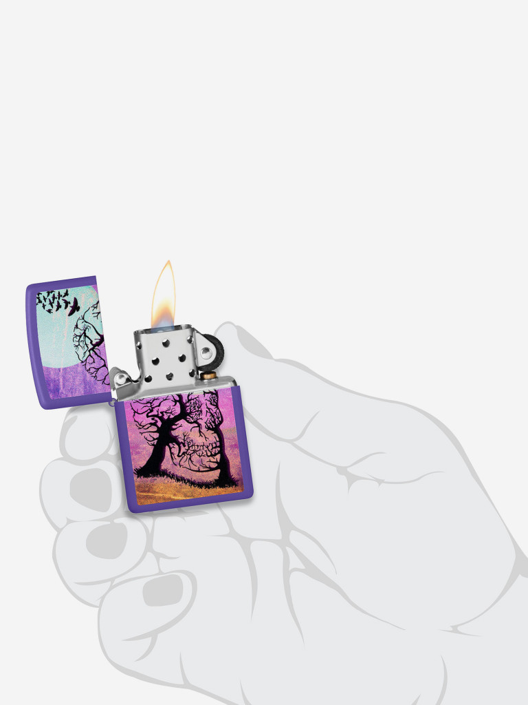 Зажигалка бензиновая ZIPPO 48638 Skull Tree