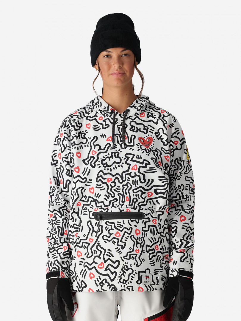 фото Анорак женский 686 keith haring, белый