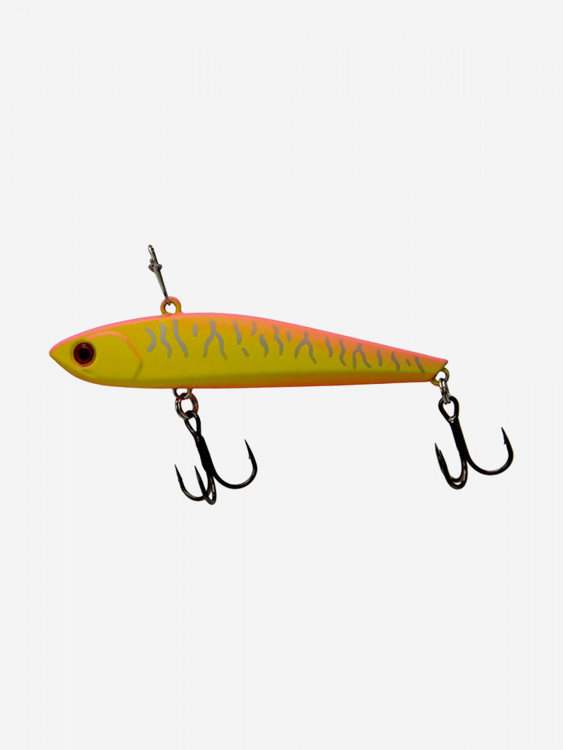 Виб (тонущий воблер) для зимней рыбалки ECOPRO Sharkey 75мм 15г 077 Hot Tiger