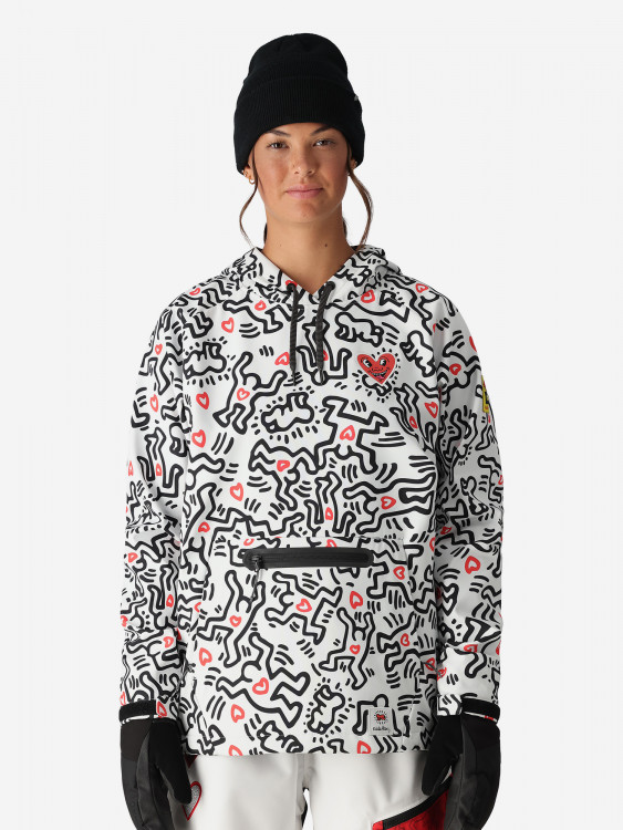 Анорак сноубордический женский 686 Keith Haring