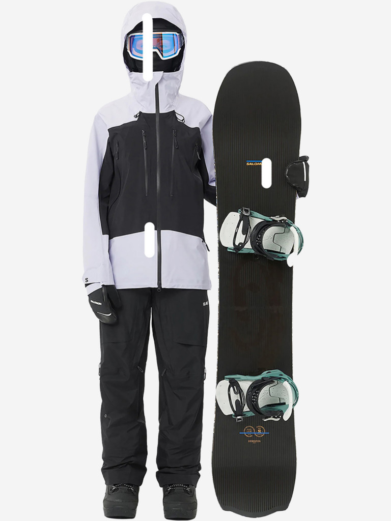 Горнолыжные очки Salomon S/View 3 ML Ice Flow Cat. 1