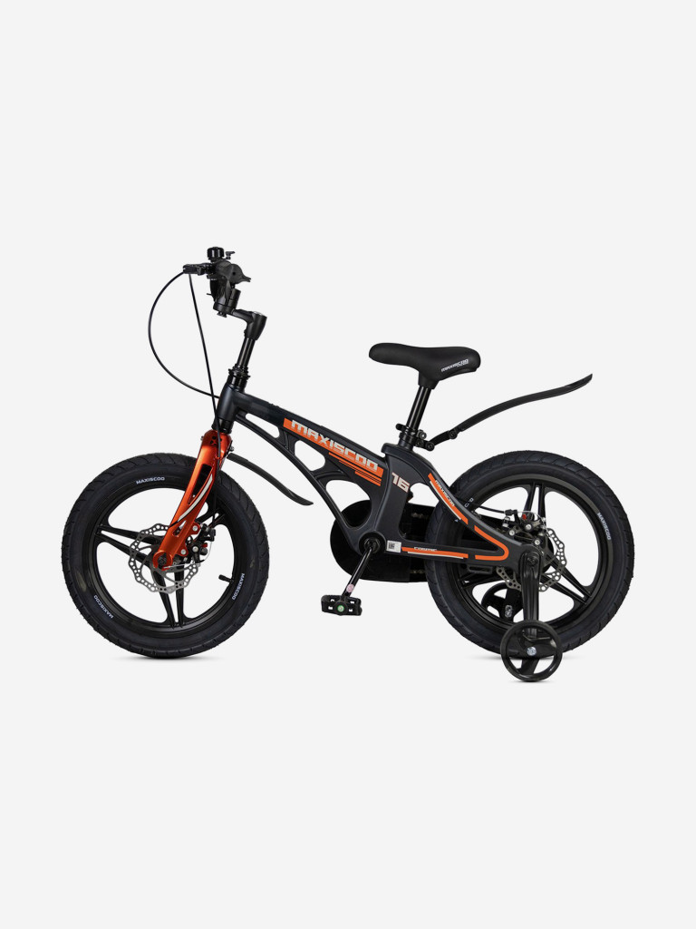 Велосипед детский Maxiscoo COSMIC Deluxe 16'', мерцающий графит, 2025