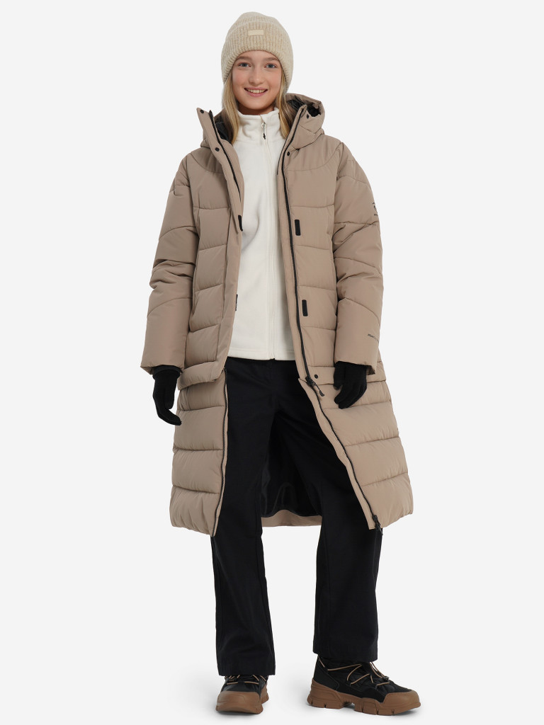 Пальто утепленное для девочек Northland