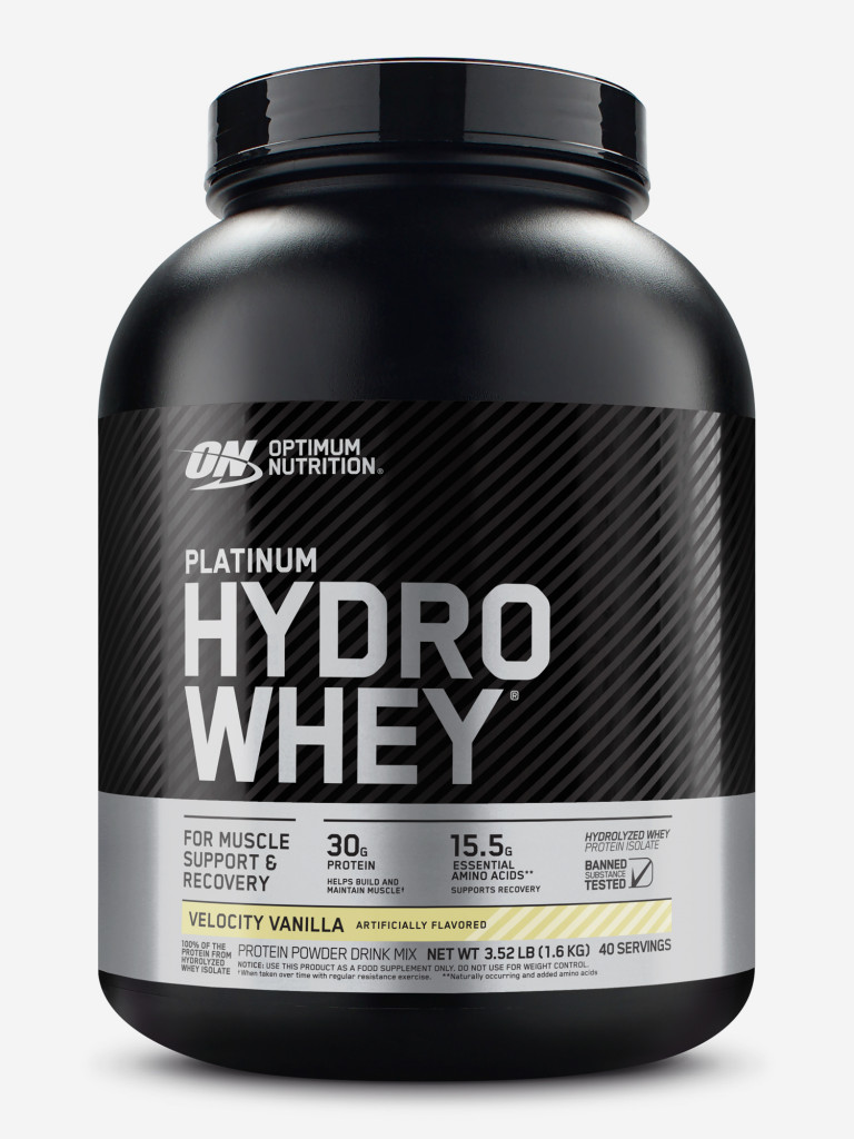 Протеин Optimum Nutrition Platinum HydroWhey, 1600 г, Ваниль