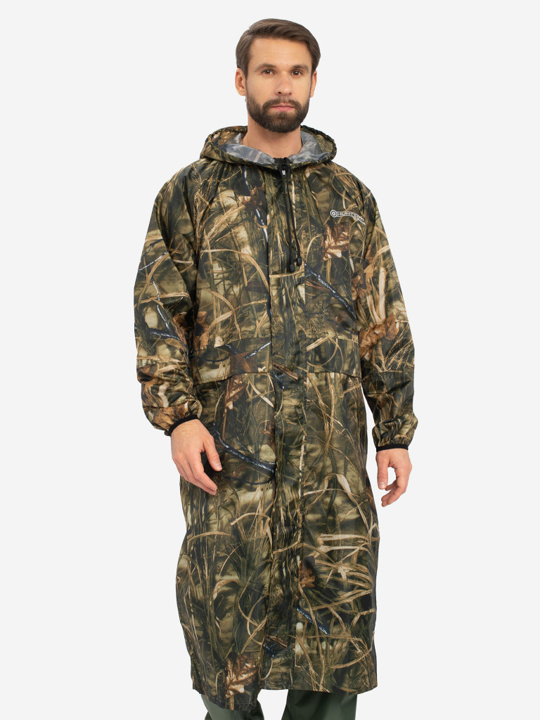 Плащ мужской Huntsman ВВЗ для рыбалки и охоты, ткань таффета 3000 мм вод.ст.
