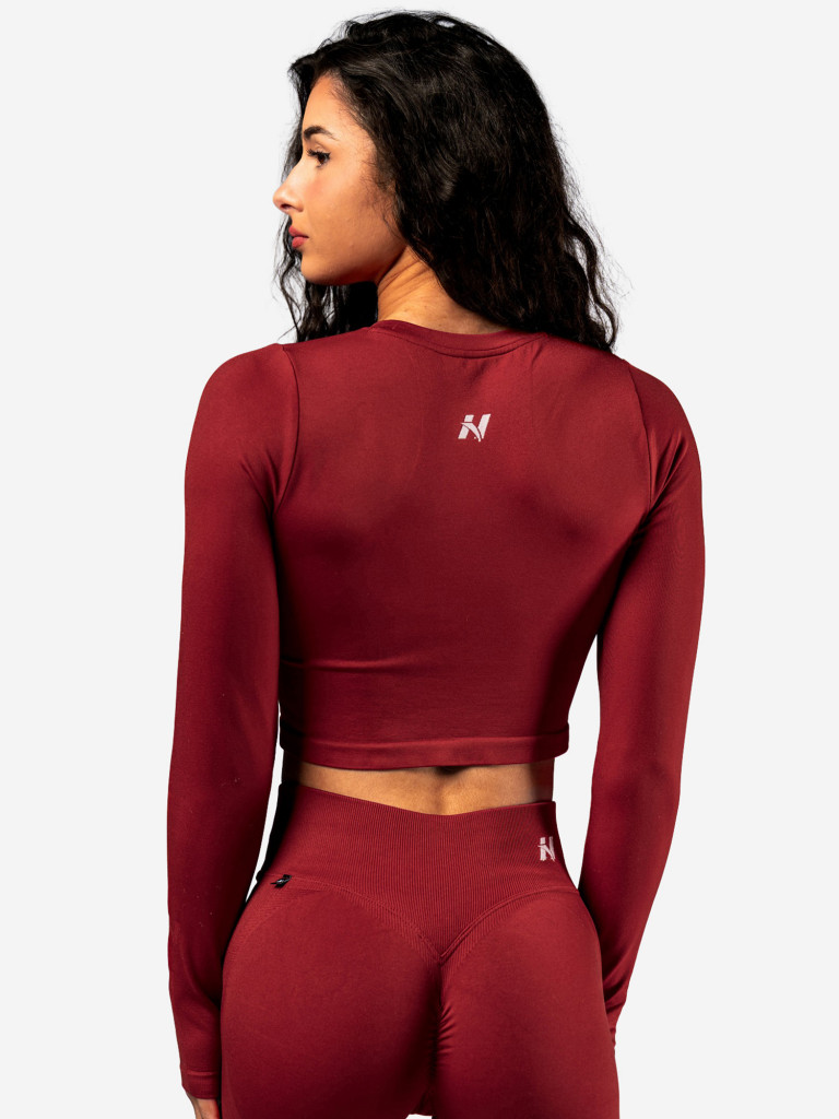 Лонгслив женский NEBBIA Seamless Long-Sleeve Top POWER 892 Red