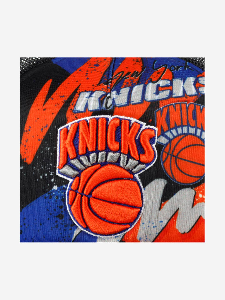 Бейсболка с сеточкой MITCHELL NESS HHSS2993-NYKYYPPPBLCK New York Knicks NBA (черный)