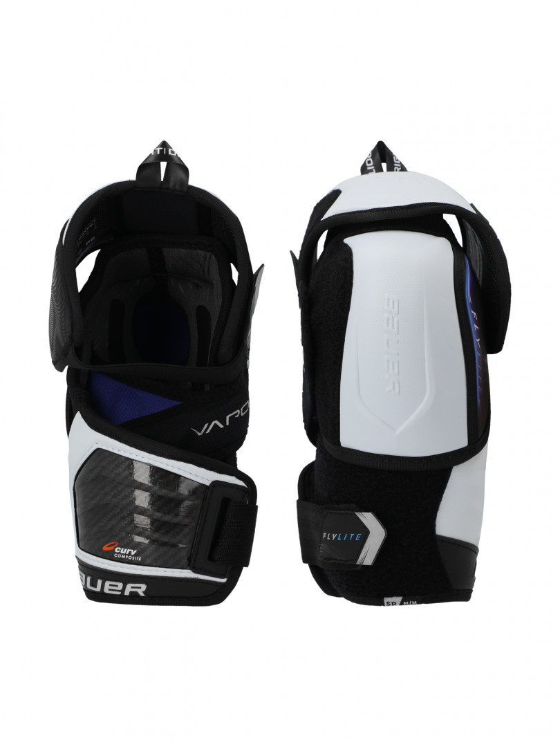 фото Налокотники хоккейные bauer vapor flylite sr, белый