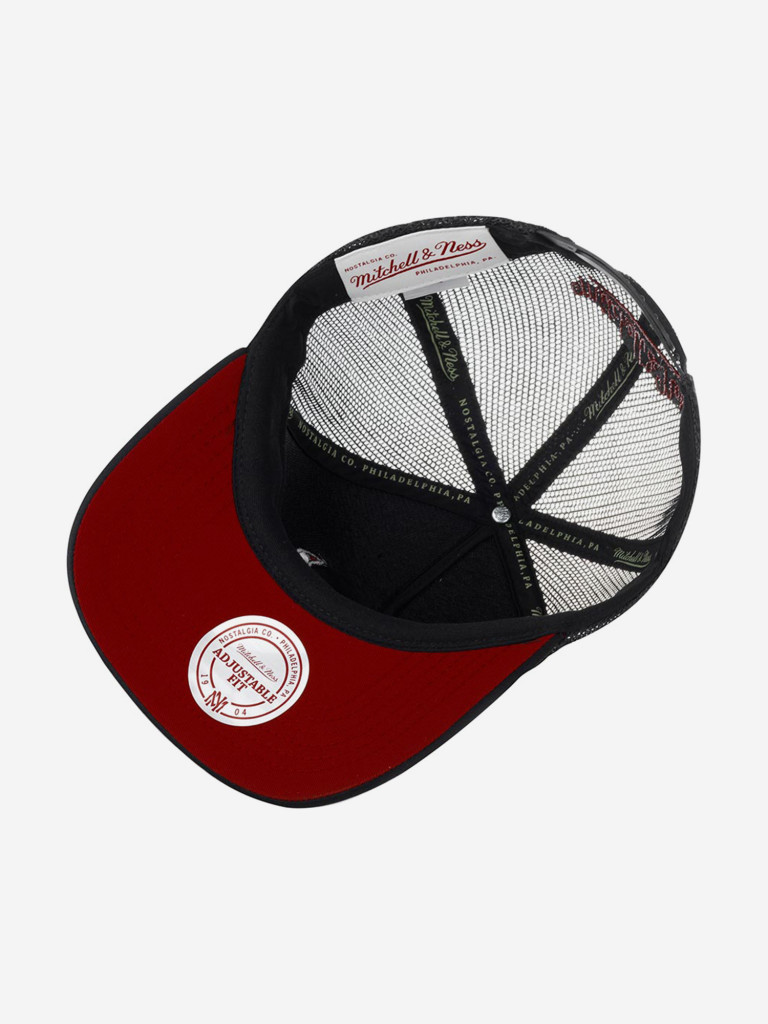 Бейсболка с сеточкой MITCHELL NESS 5HSSSH22020-CBUBLCK Chicago Bulls MLB (черный)