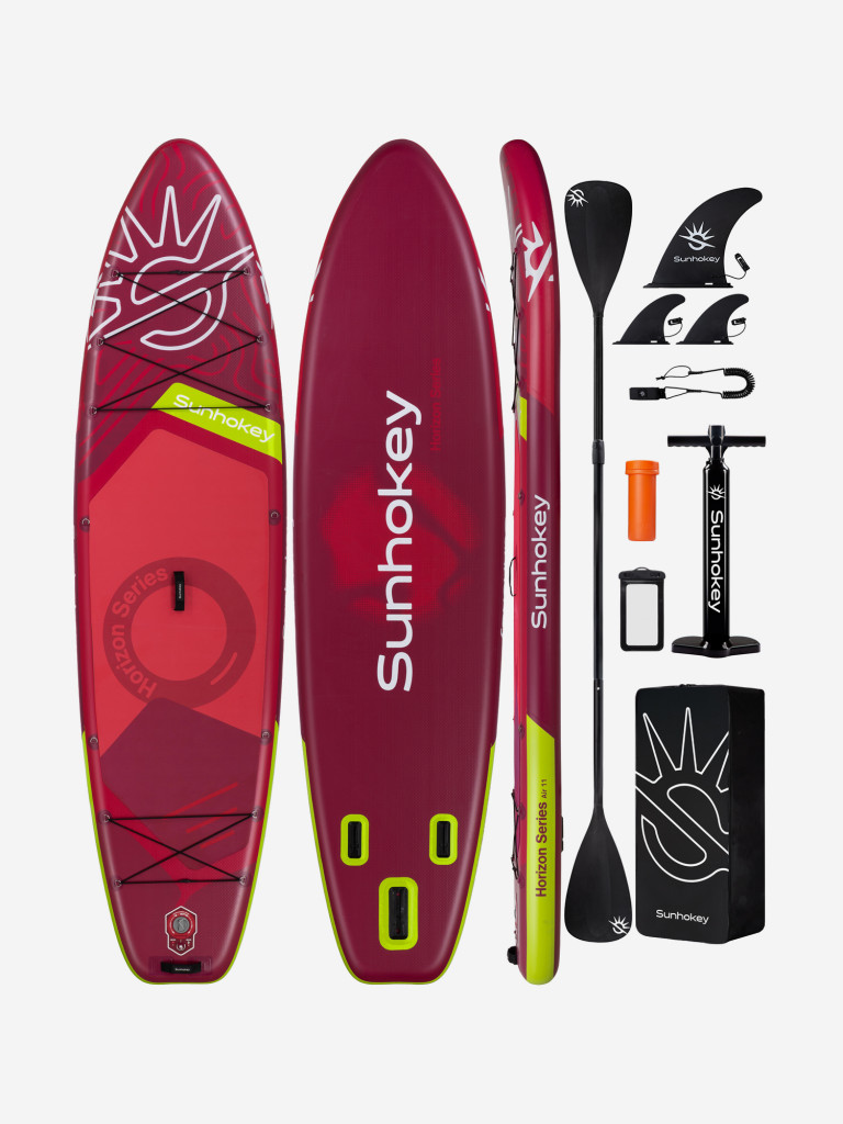 Надувная SUP-доска SUNHOKEY RED, 11' 335*86*15 см сапборд