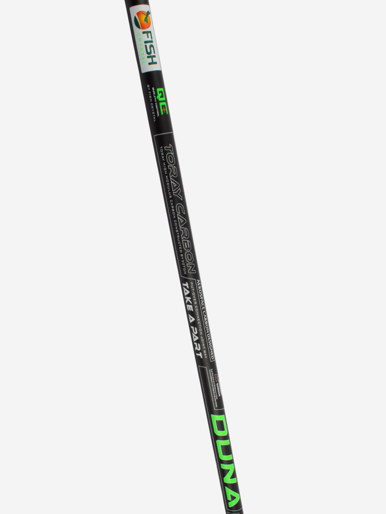 Ручка для подсачека Fish Crystal Duna Landing штекерная, карбон, спортивная 4 секции, 4.2 м