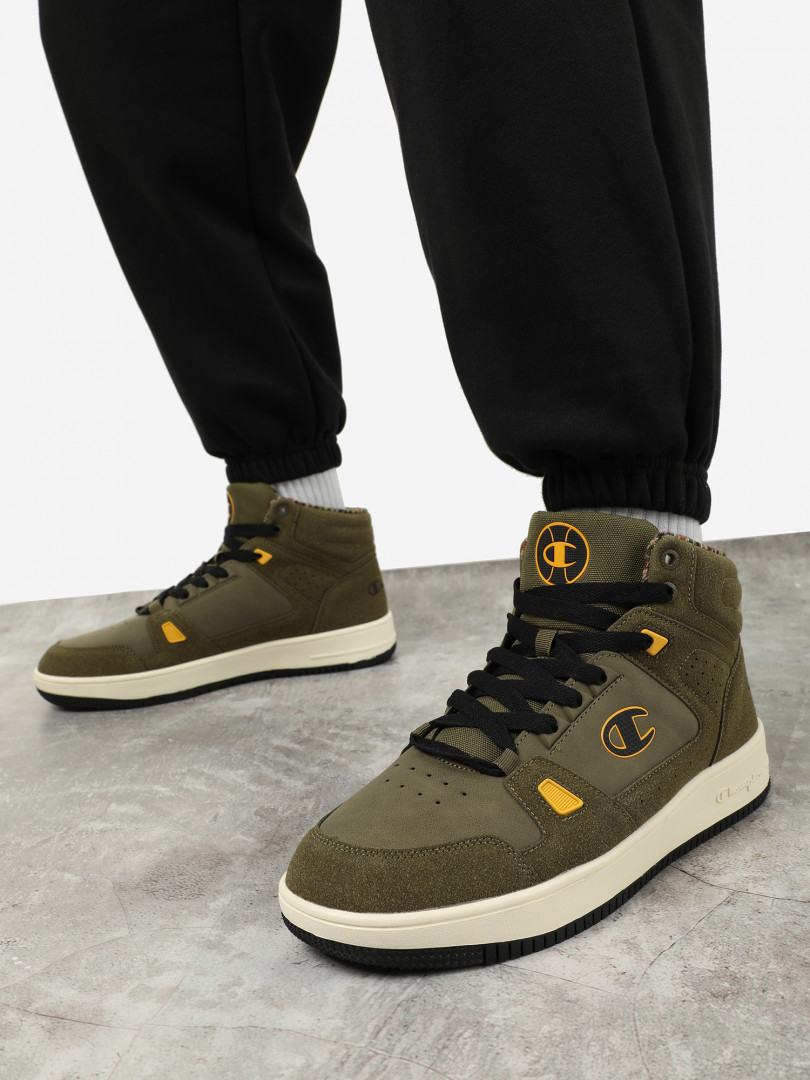 фото Кеды мужские champion rebound mid winterized, зеленый