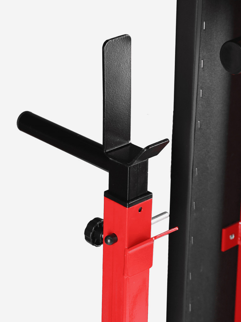 Складная скамья для жима Sportlim Альфа Черно-красная