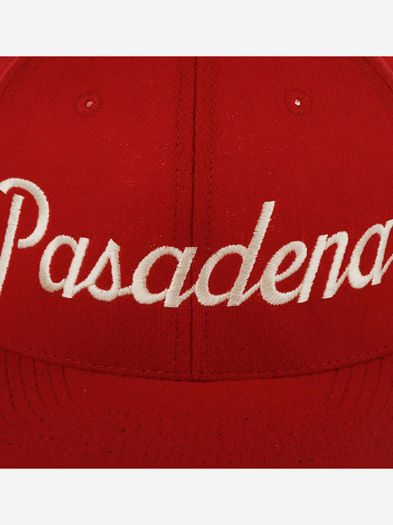 Бейсболка с прямым козырьком HOOD 100-MWL002-CA021-CM Pasadena, CA (красный)