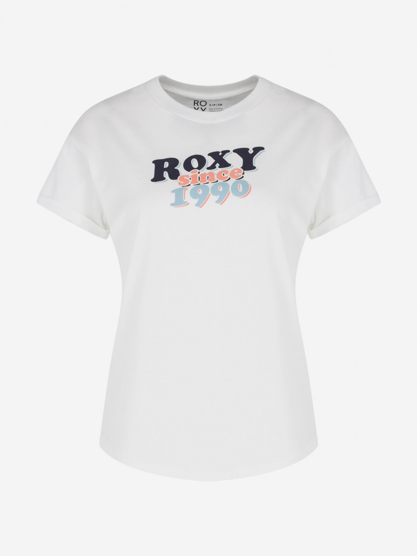 Футболка женская Roxy Sparkle Evening Retro 26181840299 Белый, размер 44,46,48,42, фото 4