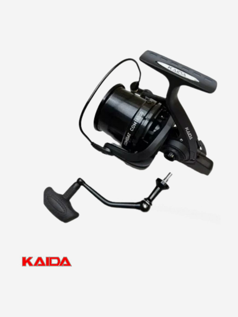 Катушка для спиннинга и удочки Kaida катушка для рыбалки карповая с передним фрикционом Kaida COMBAT 18000C (9+1) подшипник