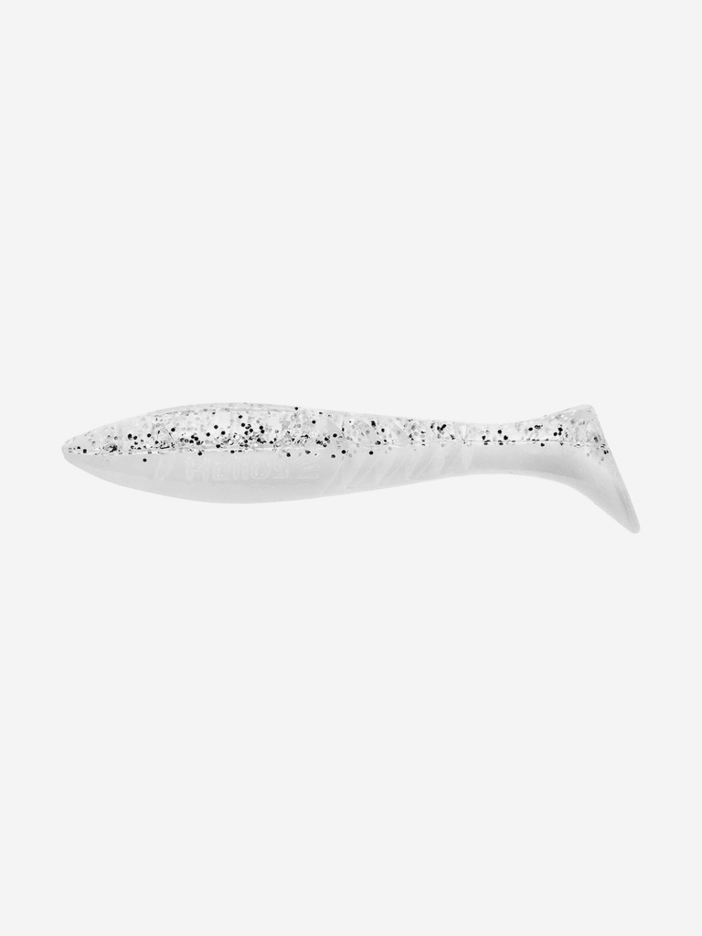 Мягкая приманка Helios Slash, 2,64'' / 6,7 см, White & Sparkles, 10 шт (HS-19-002)