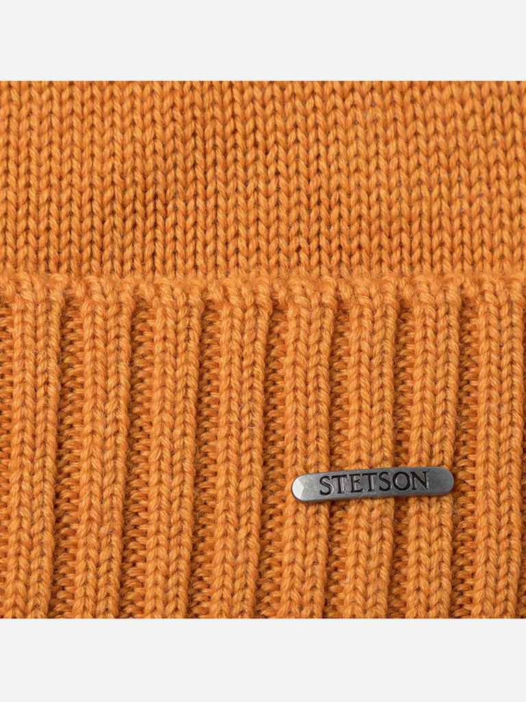 Шапка с отворотом STETSON 8589303 BEANIE MERINO