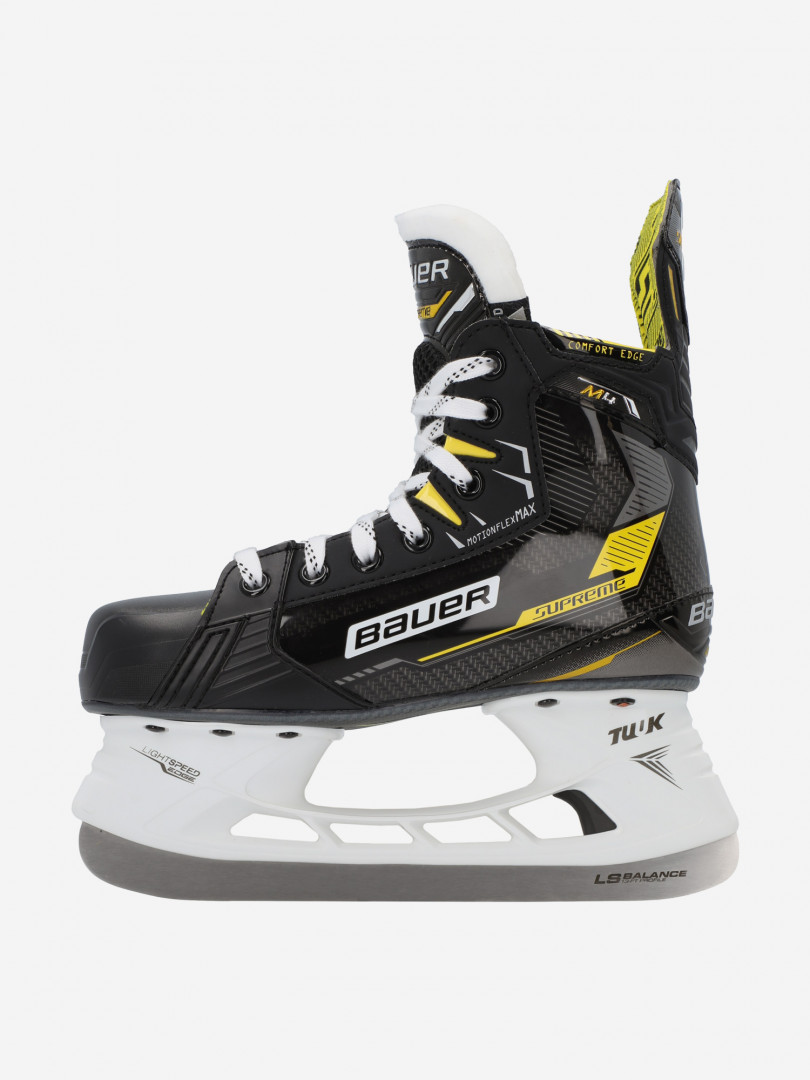 фото Коньки хоккейные детские bauer supreme m4 skate jr d, черный