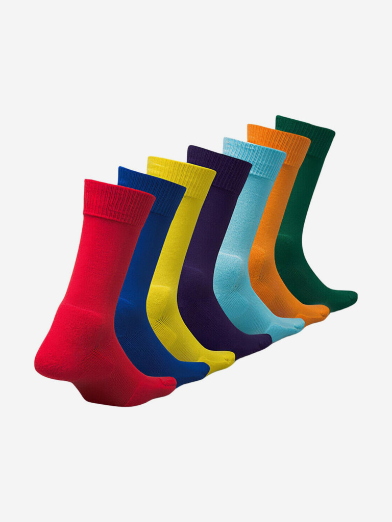 Носки Lululemon Daily Stride Mid Calf повседневные мужские (7 пар)