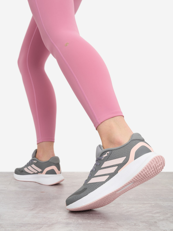 Кроссовки женские adidas Runfalcon 5 арт. IE8823 серый/розовый/белый цвет — купить за 4899 руб. со скидкой 50 %, отзывы в интернет-магазине Спортмастер